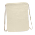 branded Durban Cotton Drawstring Backpack, from our range of promotional Full Colour Tote Bags