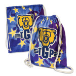 branded Florida Cotton Drawstring Backpack, from our range of promotional Full Colour Tote Bags