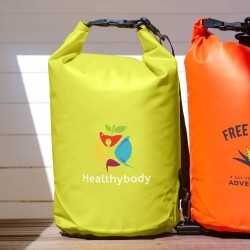 branded Nevis Dry Bag - 5L, from our range of promotional Drawstring Bags & Back Sacks