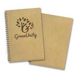 branded Kraft Note Pad - Medium, from our range of promotional Spiral NoteBooks