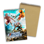 branded Scribe Full Colour Note Pad - Medium, from our range of promotional Spiral NoteBooks