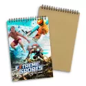 branded Scribe Full Colour Note Pad - Medium, from our range of promotional Spiral NoteBooks