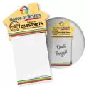 branded Magnetic House Memo Pad A7 - Full Colour, from our range of promotional Notepads