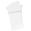 branded Magnetic House Memo Pad A7 - Full Colour, from our range of promotional Notepads