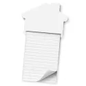 branded Magnetic House Memo Pad - A7, from our range of promotional Fridge Magnets