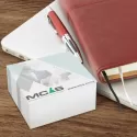 branded Memo Cube Note Pad - 400 Leaves, from our range of promotional Notepads