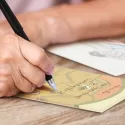 branded 90mm x 160mm Note Pad - Full Colour, from our range of promotional Notepads