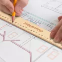 branded Wooden 30cm Ruler, from our range of promotional Rulers