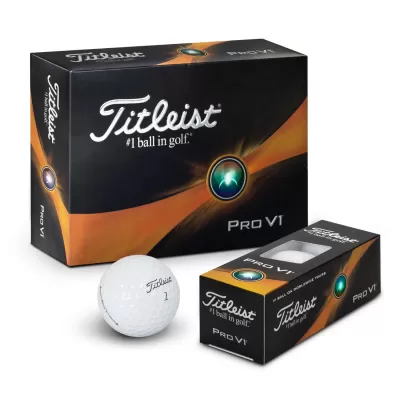 branded Titleist Pro V1 Golf Ball, from our range of promotional Printed Golf Balls