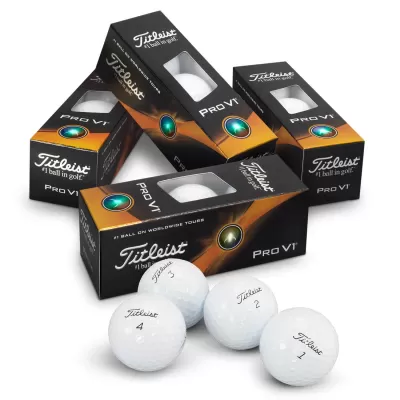 branded Titleist Pro V1 Golf Ball, from our range of promotional Printed Golf Balls