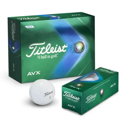 branded Titleist AVX Golf Ball, from our range of promotional Printed Golf Balls