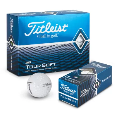 branded Titleist Tour Soft Golf Ball, from our range of promotional Printed Golf Balls