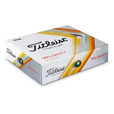 branded Titleist Velocity Golf Ball, from our range of promotional Printed Golf Balls