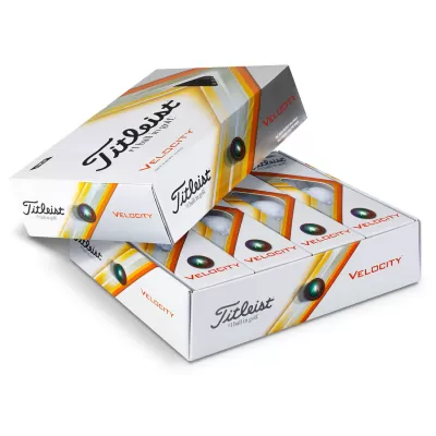 branded Titleist Velocity Golf Ball, from our range of promotional Printed Golf Balls