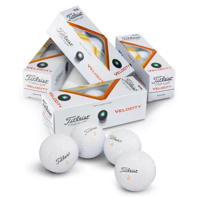 branded Titleist Velocity Golf Ball, from our range of promotional Printed Golf Balls