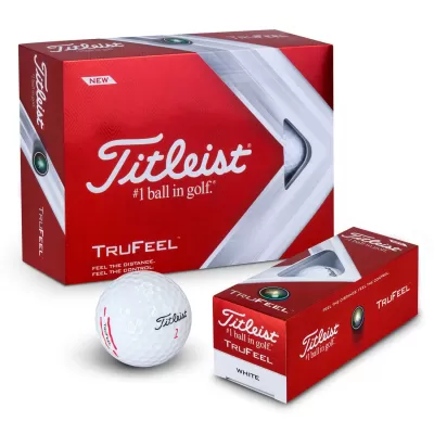 branded Titleist TruFeel Golf Ball, from our range of promotional Printed Golf Balls