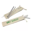 branded Stainless Steel Straw Set, from our range of promotional Homeware Products