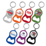 branded Chevron Bottle Opener Key Ring, from our range of promotional Metal Keyrings