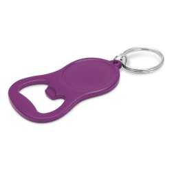 branded Chevron Bottle Opener Key Ring, from our range of promotional Metal Keyrings