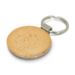 branded Echo Key Ring - Round, from our range of promotional Metal Keyrings