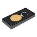 branded Echo Key Ring - Round, from our range of promotional Metal Keyrings
