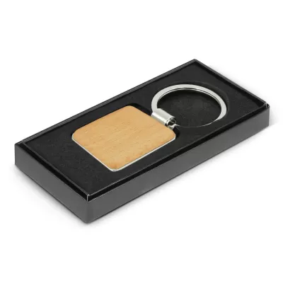 branded Echo Key Ring - Square, from our range of promotional Metal Keyrings