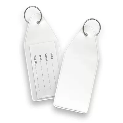 branded Vinyl Key Tag, from our range of promotional Printed Keyrings