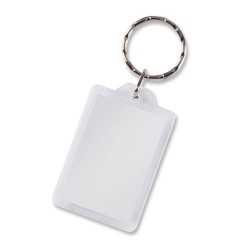 Printed Keyrings - Lens Key Ring - Rectangle