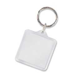 Printed Keyrings - Lens Key Ring - Square