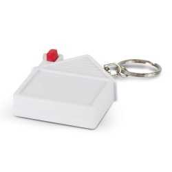 Printed Keyrings - House Tape Measure Key Ring