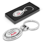 branded Spinning Metal Key Ring, from our range of promotional Printed Keyrings