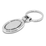 branded Spinning Metal Key Ring, from our range of promotional Printed Keyrings