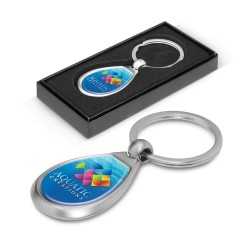 branded Drop Metal Key Ring, from our range of promotional Printed Keyrings