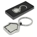 branded Spinning House Metal Key Ring, from our range of promotional Printed Keyrings