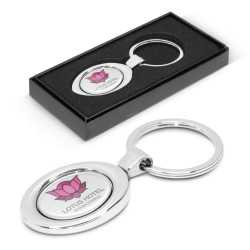 branded Oval Metal Key Ring, from our range of promotional Printed Keyrings