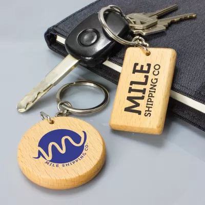 branded Artisan Key Ring - Round, from our range of promotional Printed Keyrings