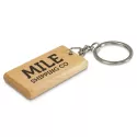 branded Artisan Key Ring - Rectangle, from our range of promotional Printed Keyrings