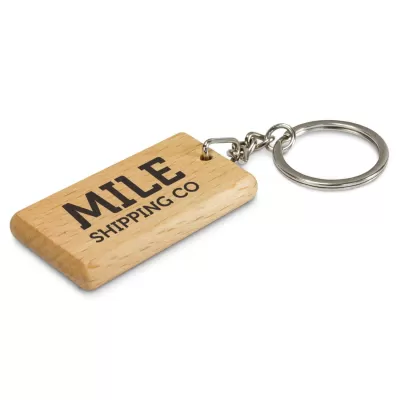 branded Artisan Key Ring - Rectangle, from our range of promotional Printed Keyrings