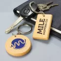 branded Artisan Key Ring - Rectangle, from our range of promotional Printed Keyrings