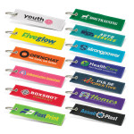 branded Woven Key Ring, from our range of promotional Printed Keyrings