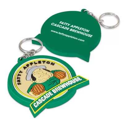 branded PVC Key Ring Large - One Side Moulded, from our range of promotional Printed Keyrings