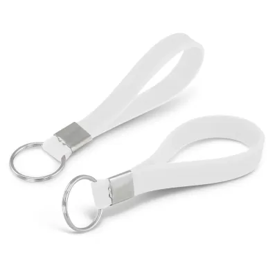 branded Silicone Key Ring - Debossed, from our range of promotional Printed Keyrings