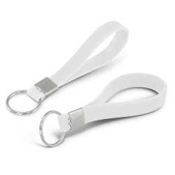 branded Silicone Key Ring - Debossed, from our range of promotional Printed Keyrings