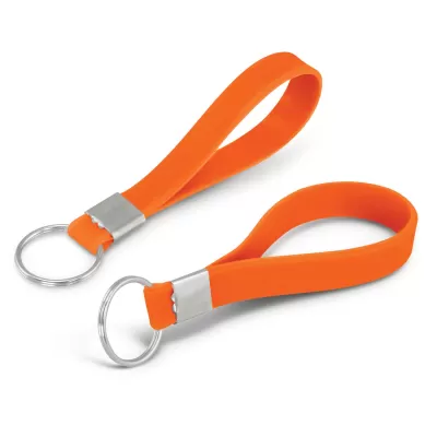 branded Silicone Key Ring - Debossed, from our range of promotional Printed Keyrings