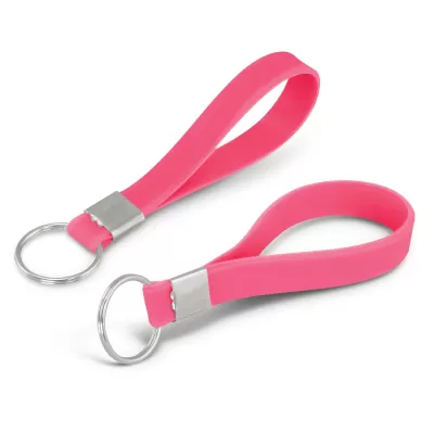 branded Silicone Key Ring - Embossed, from our range of promotional Printed Keyrings