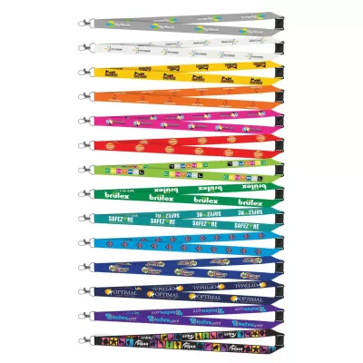 branded Colour Max Lanyard - 20mm, from our range of promotional Custom Printed Lanyards