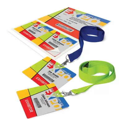 branded Ezy Badge, from our range of promotional Custom Printed Lanyards