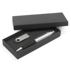 branded Turbo Gift Set, from our range of promotional Metal Promotional Pens