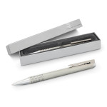 Metal Promotional Pens  - Lamy Logo Pen - Brushed Steel