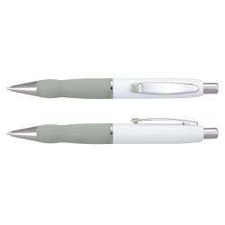 branded White barrel Turbo Metal Pen, from our range of promotional Metal Promotional Pens